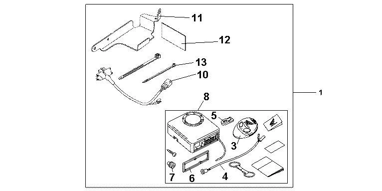 Honda Averto Alarm Systeem SH 150 I (09-12)