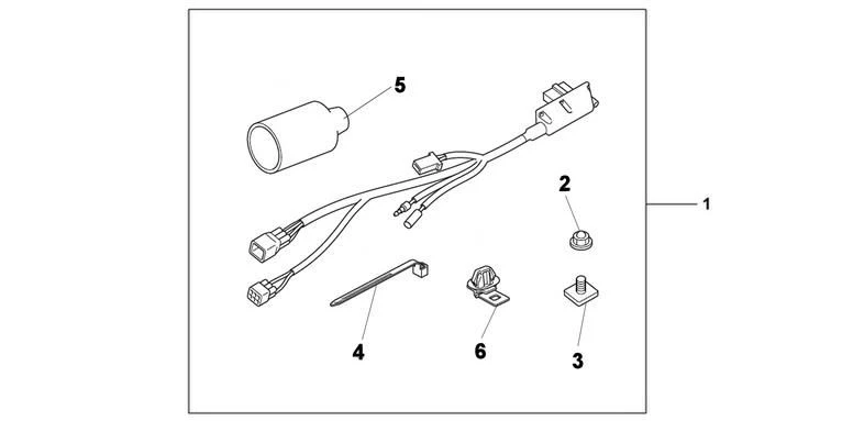 Honda Alarm Montagekit VFR 1200 X Crosstourer (13-)