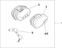 Honda 33L PANNIER PEARL COOL WH