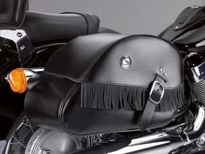 Honda Lederen Zadeltassen 18L Met Franjes VT 750 C2 Shadow (Spirit) (04-13)